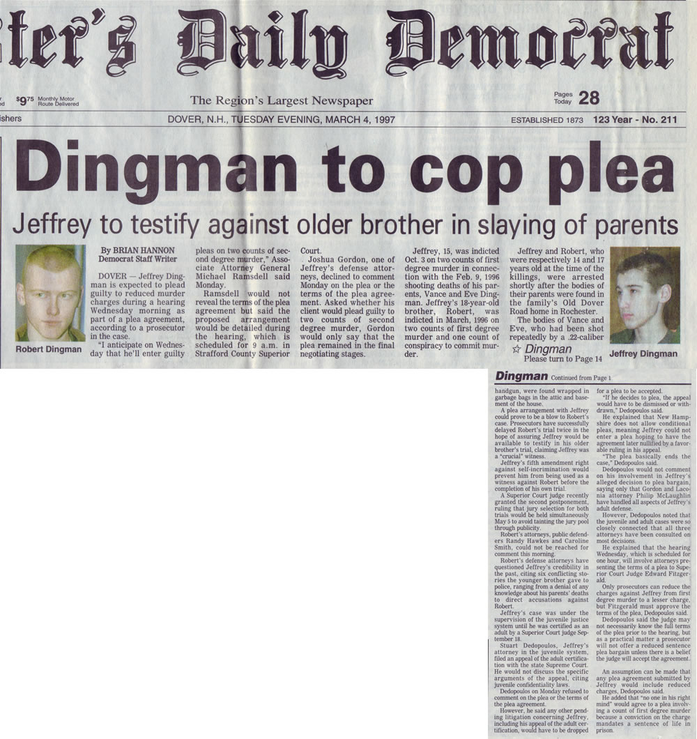 Dingman to cop plea